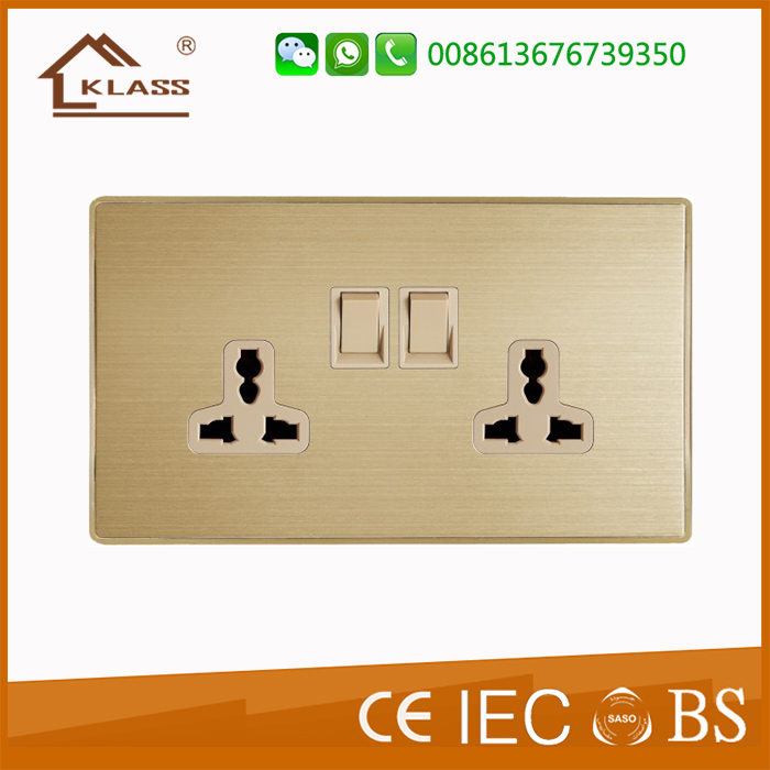 Double 13A switched socket KB3-049
